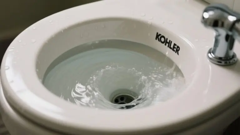kohler toilet flushing issues