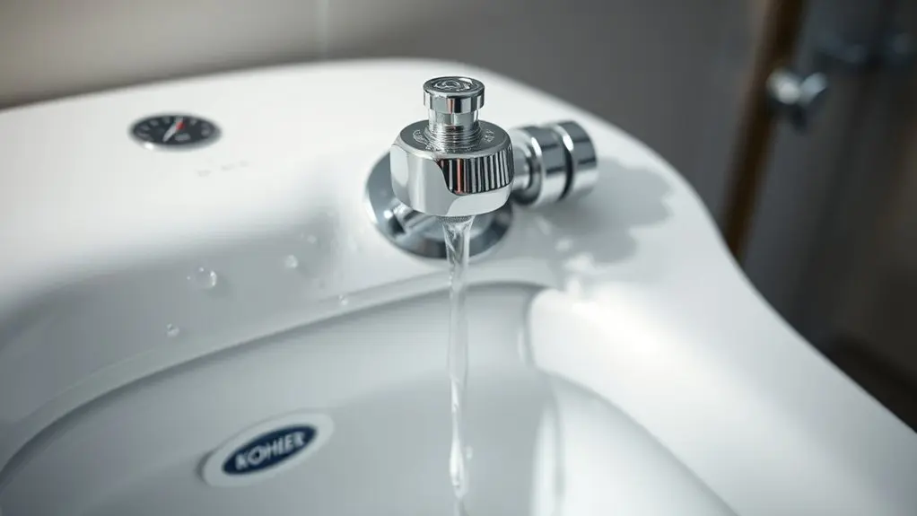 kohler toilets pressure drop