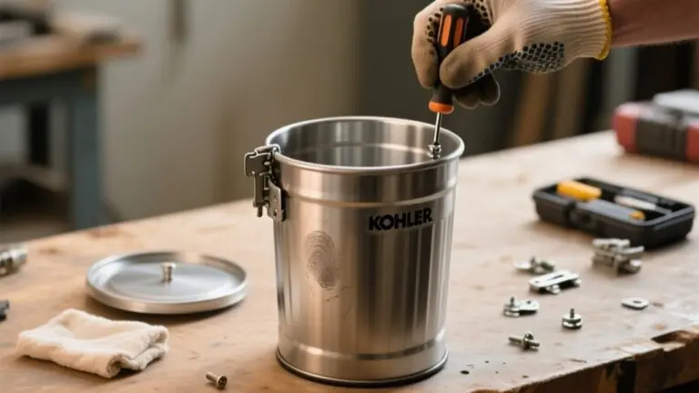 kohler trash can repair guide