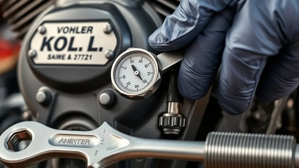 kohler v twin valves adjustment
