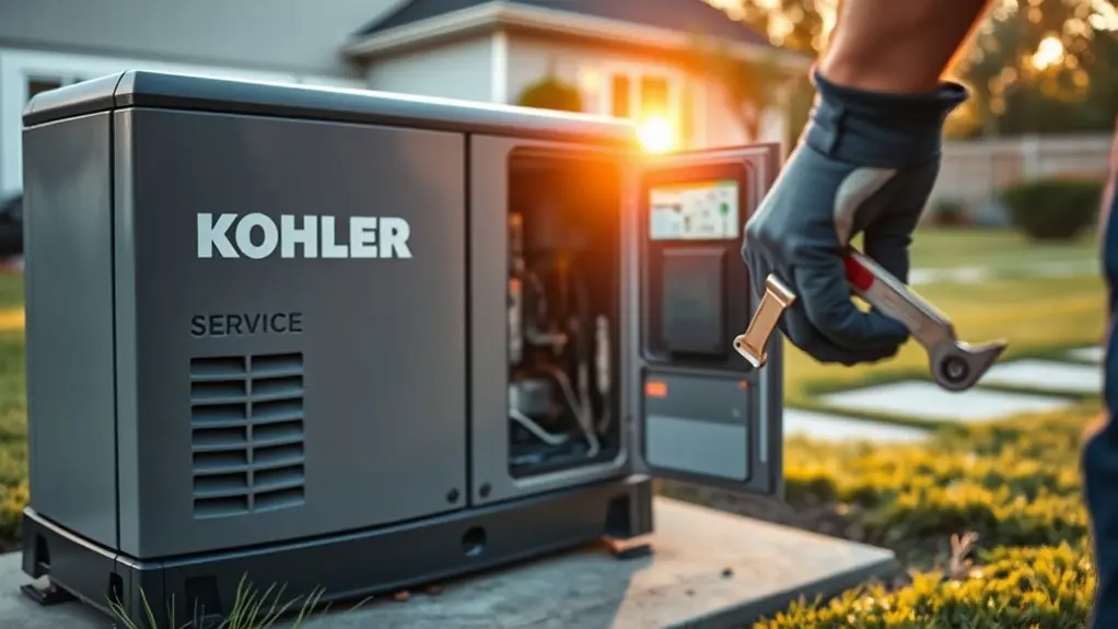 kohler warranty covers parts