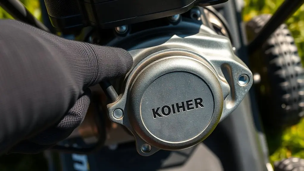 locate kohler choke lever