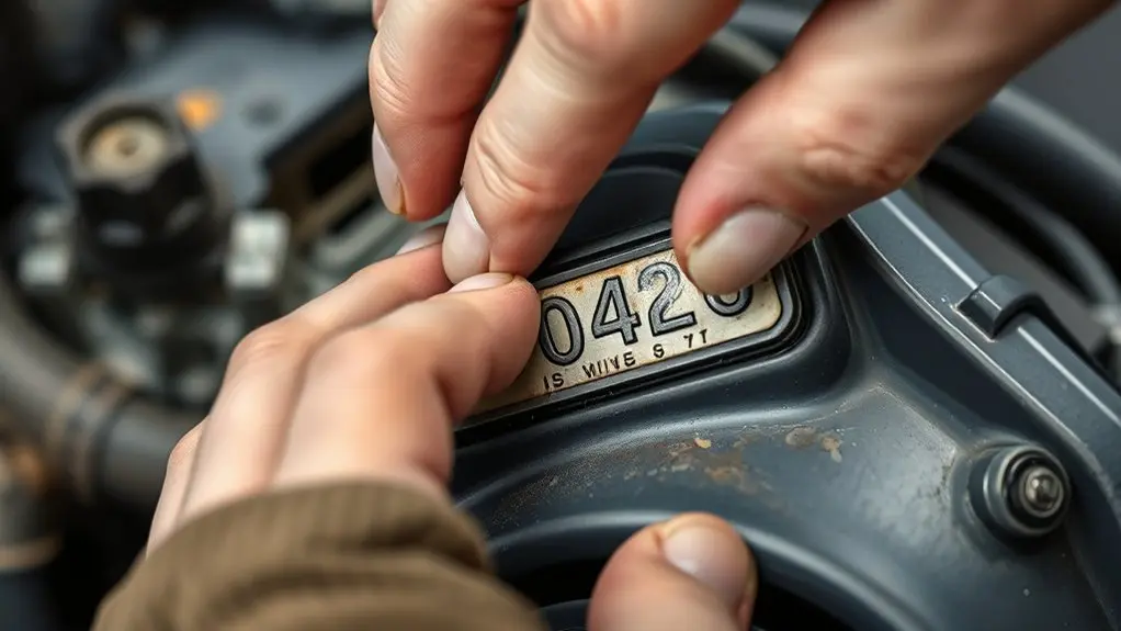 locate kohler engine code