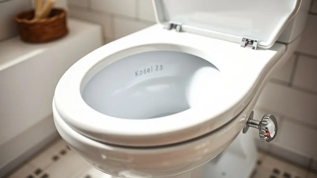 locate kohler toilet model