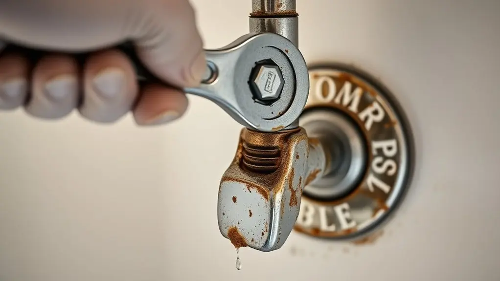 loosen kohler tub spout