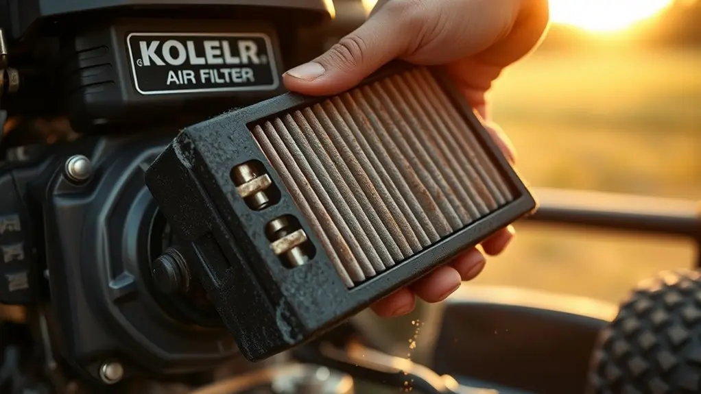 maintain kohler engine filters