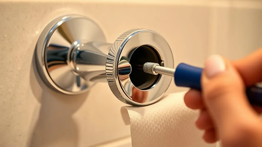 maintain toilet paper holder