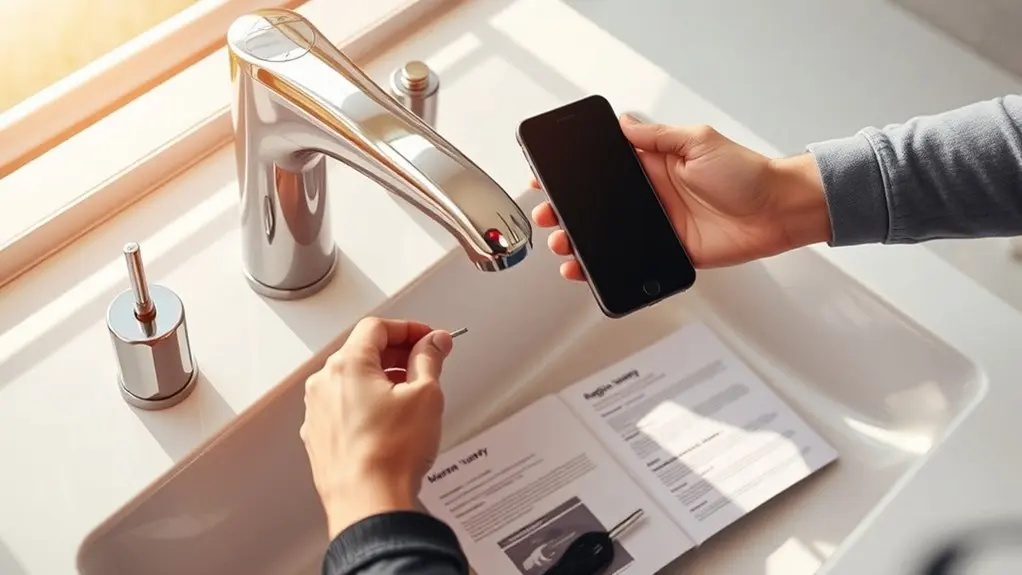 manage kohler faucet warranty