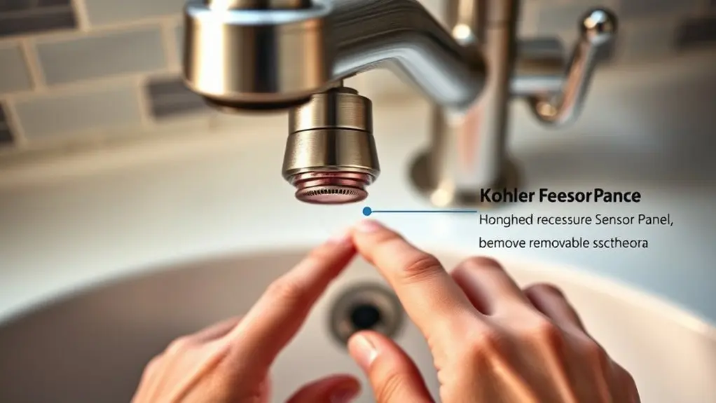 manual control for faucet