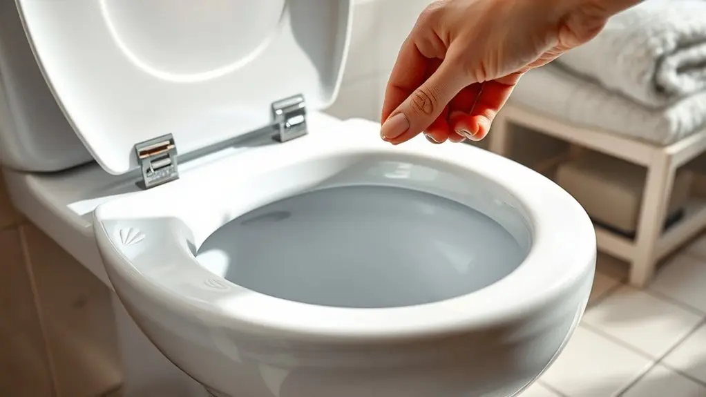 open kohler seat hinges