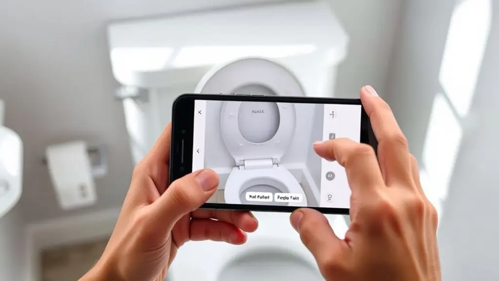 photo based toilet part identification