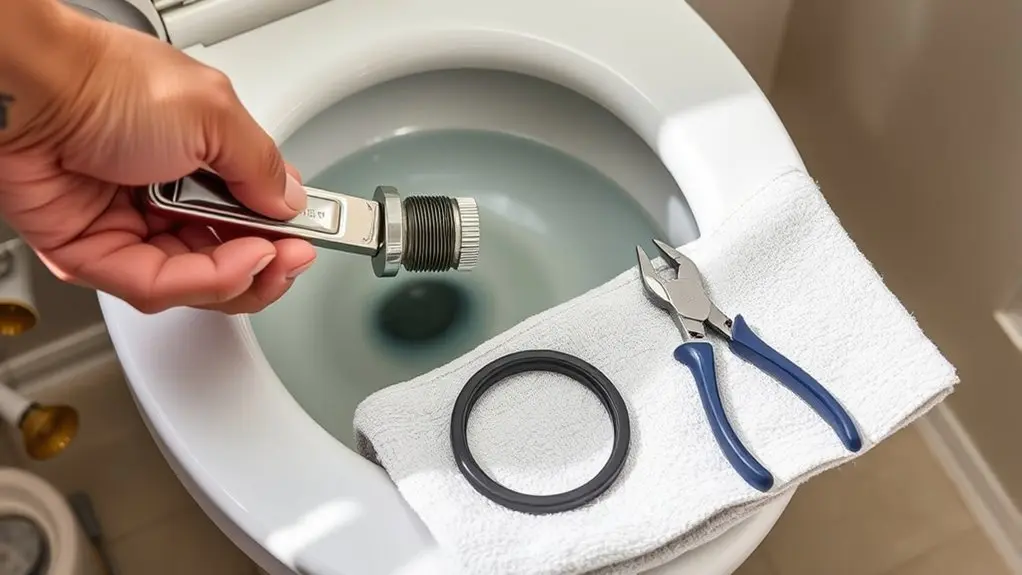prepare bathroom and tools