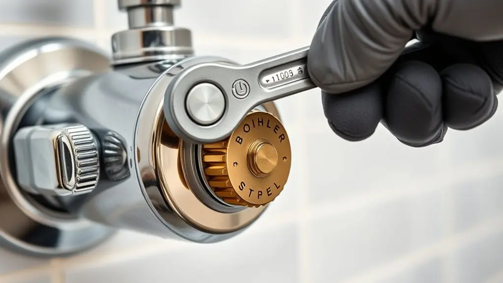 prepare kohler valve adjustments