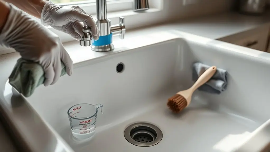 prepare neoroc sink properly