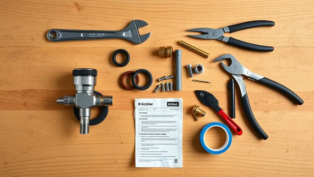 prepare tools for installation