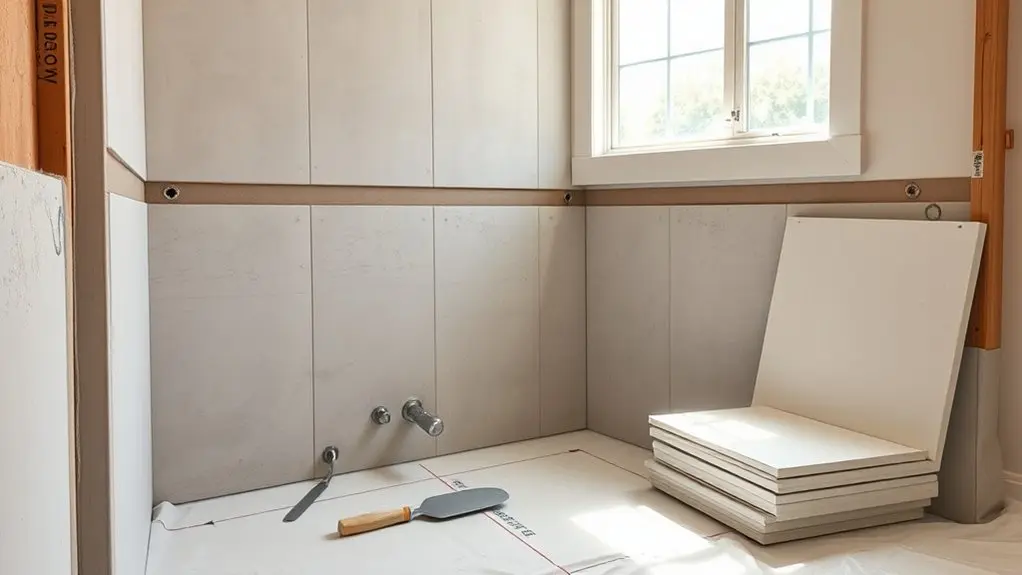 prepare walls for installation
