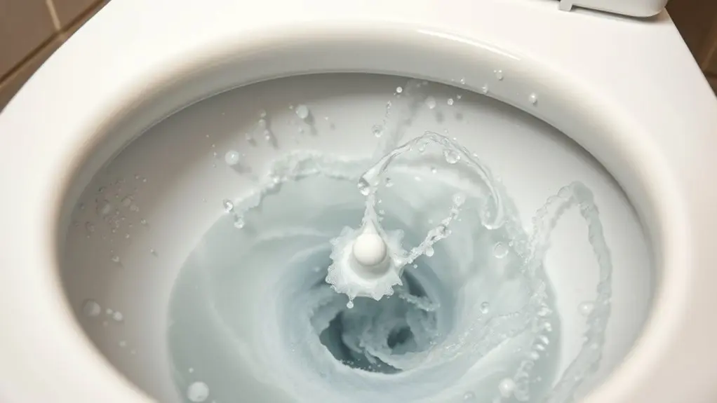 prevent toilet splashing issues