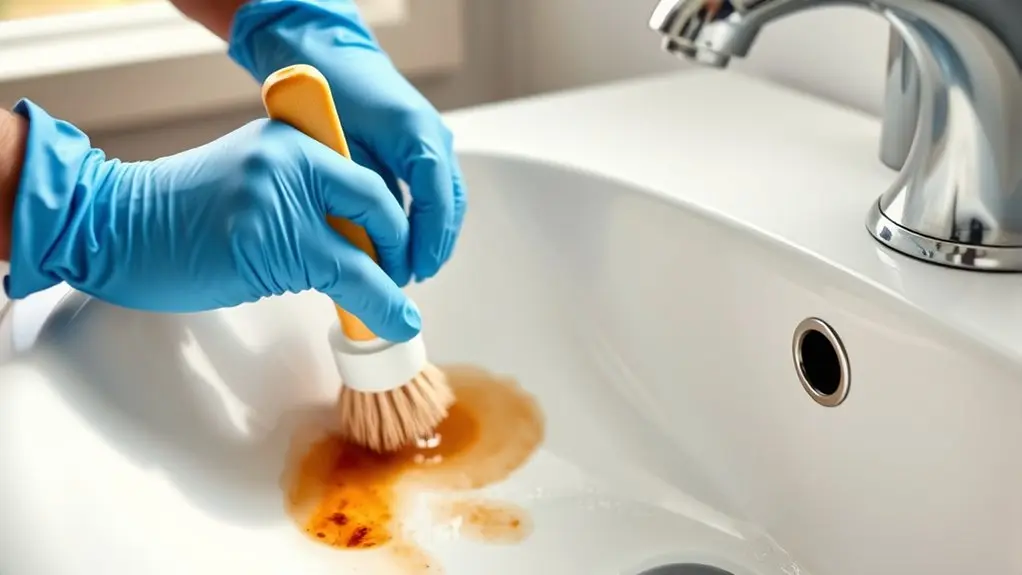 promptly clean tough stains