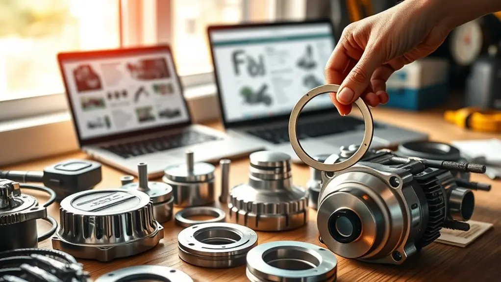 proper engine parts selection