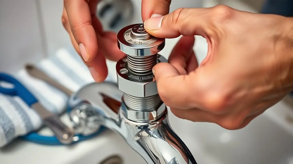 reassemble faucet handle correctly