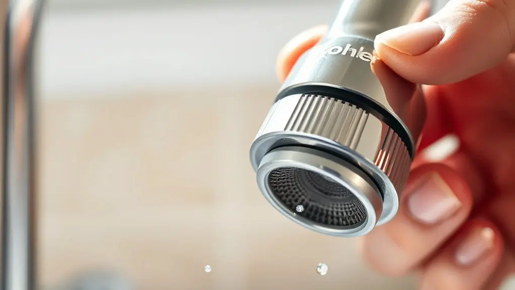 remove and clean aerator