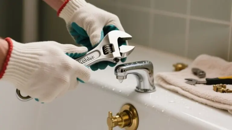 remove kohler bathtub faucet