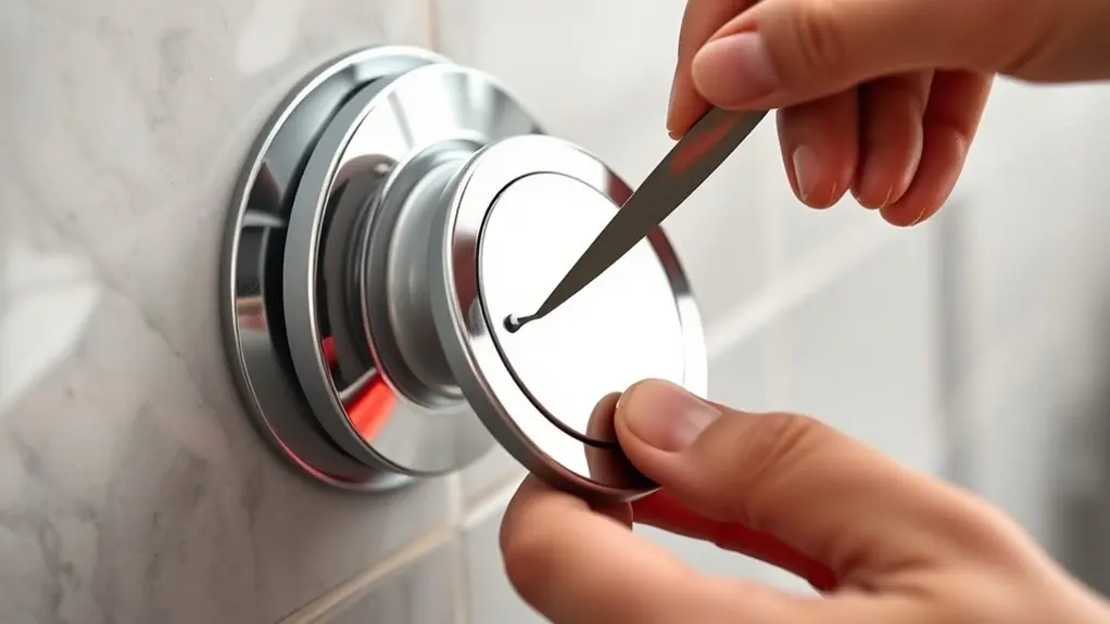 remove kohler shower plate