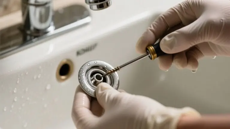 remove kohler sink stopper