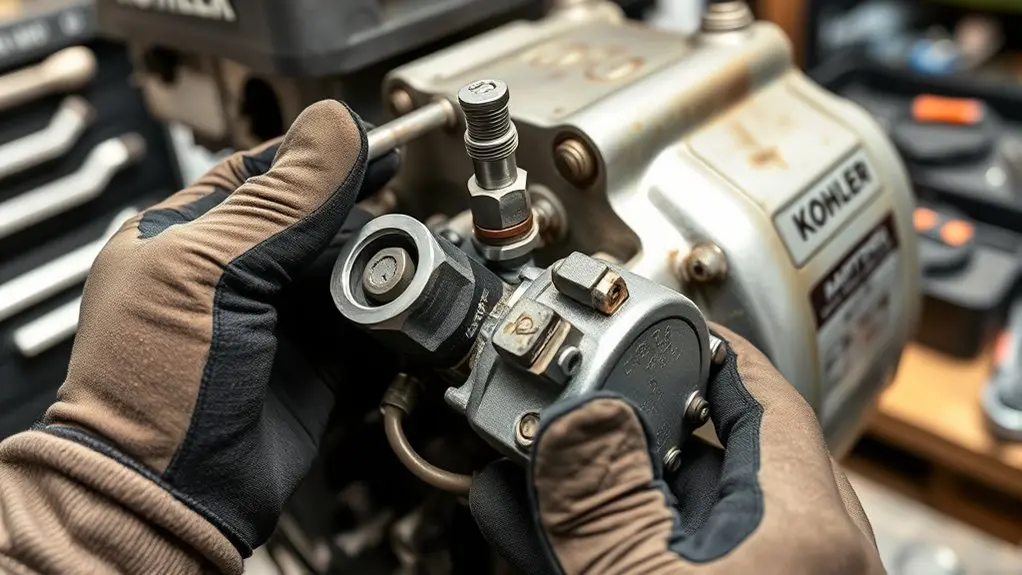 remove starter safely steps