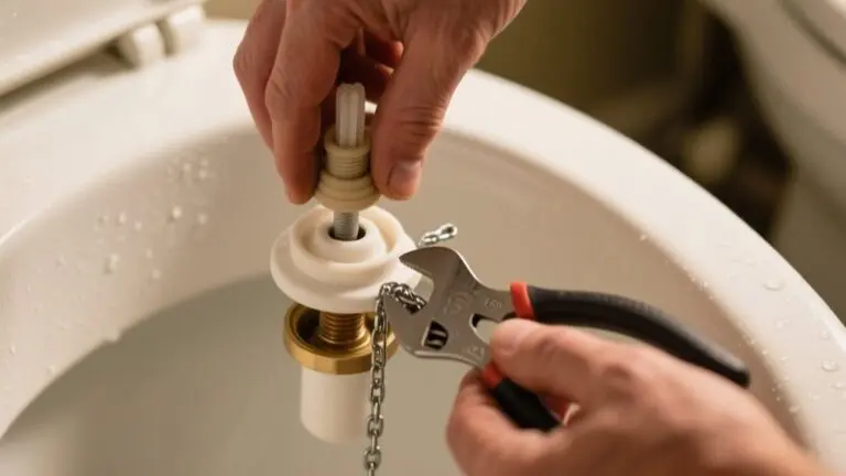 repairing kohler toilet flapper