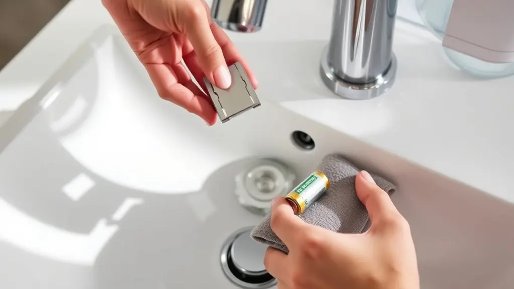 replace kohler faucet batteries