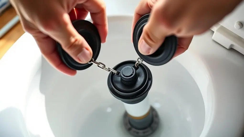 replace kohler toilet flapper