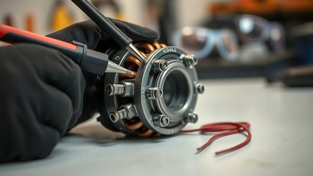 safe kohler stator resistance measurement