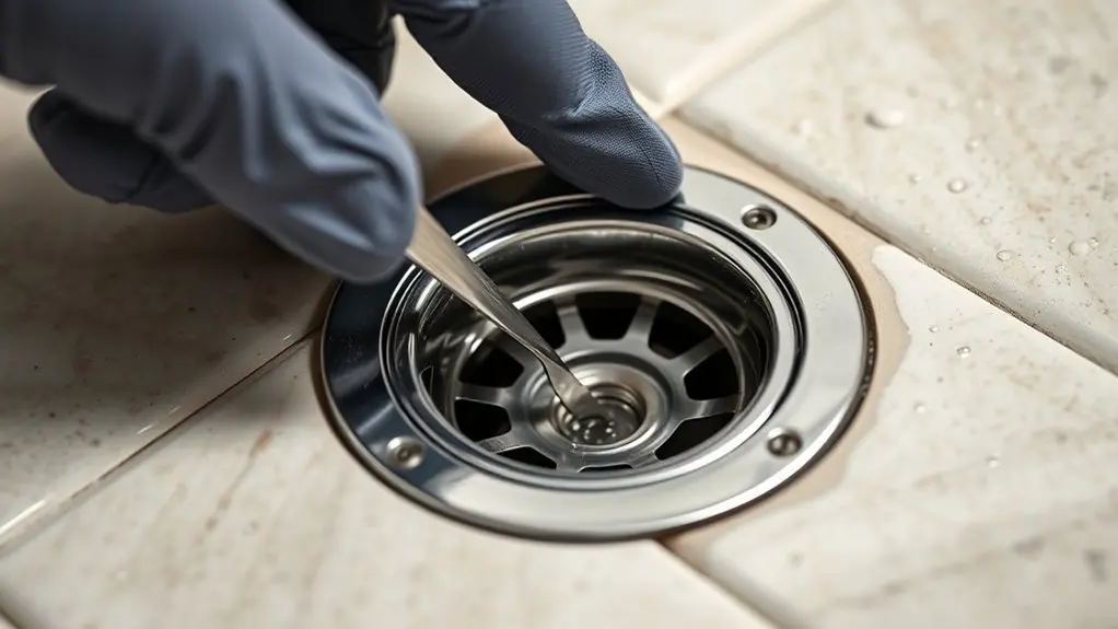 safely remove drain cover