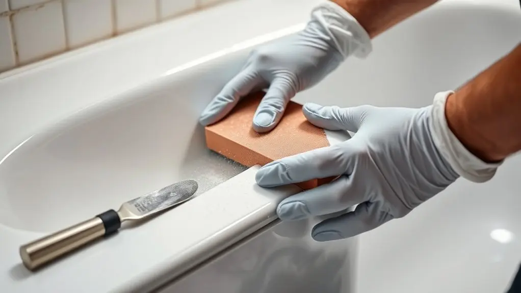 seamless acrylic repair process
