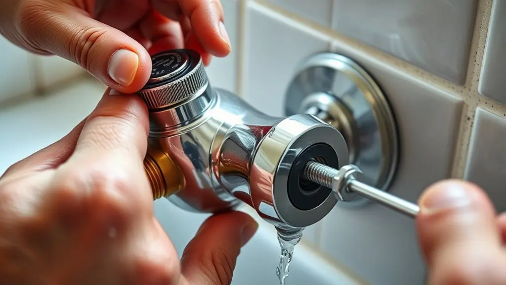 secure leak free tub spout