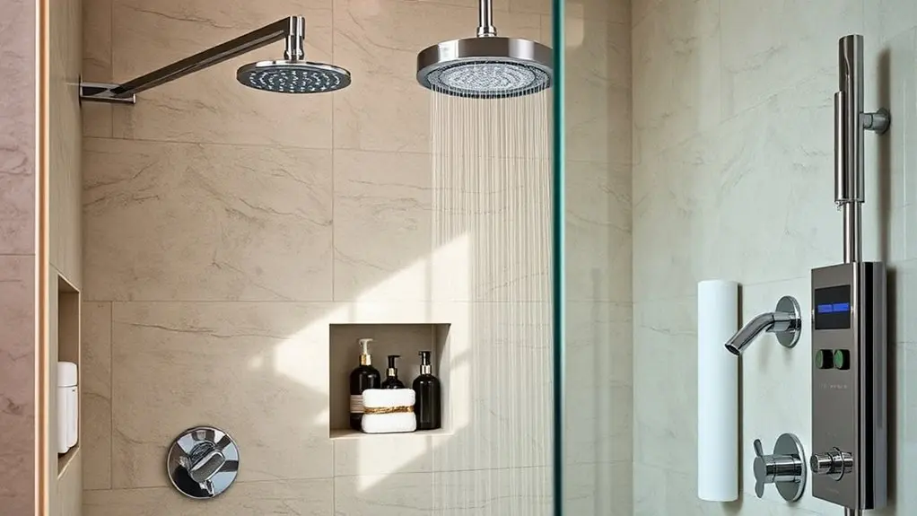 shower fixtures and upgrades costs