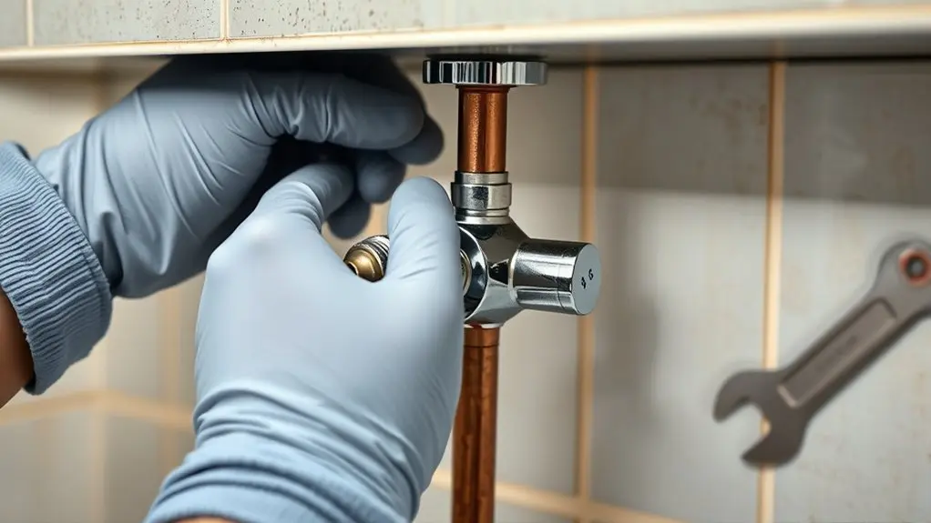 shut off shower water supply