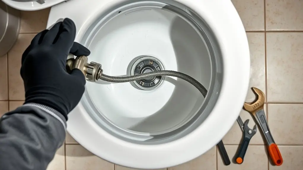 How To Replace Kohler Class 5 Flush Valve – Pro Tips 2 shut off water drain tank