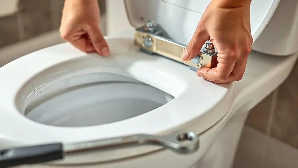 simple kohler toilet seat installation