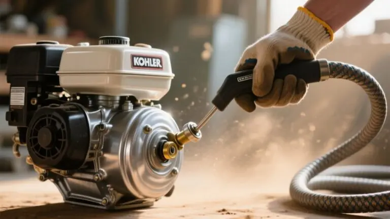 starting a kohler pressure washer