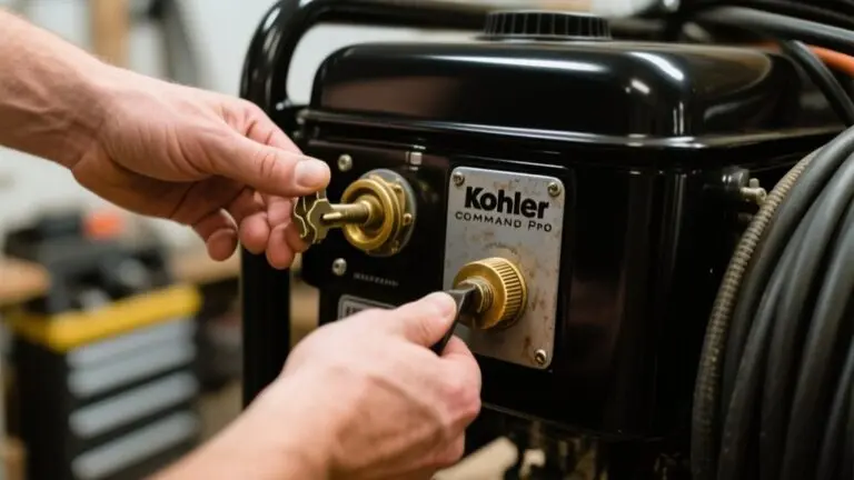 starting kohler command pro
