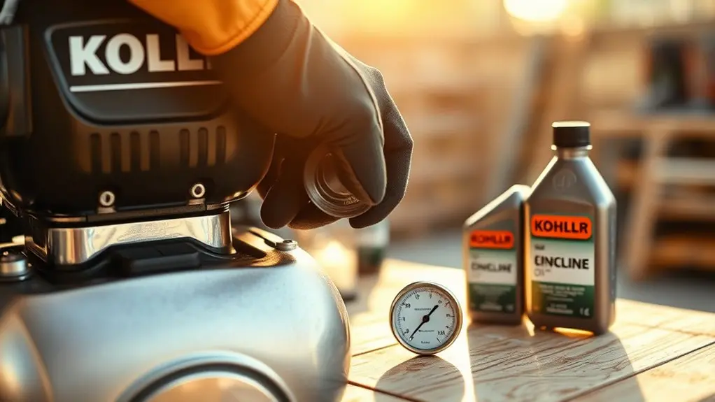 temperature based engine oil selection