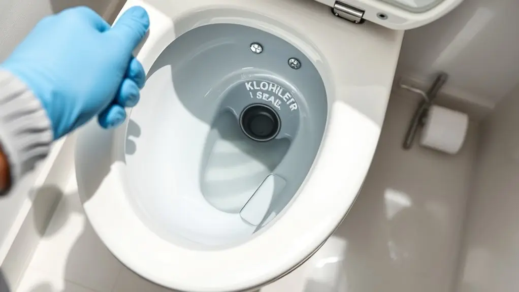test toilet seal effectiveness