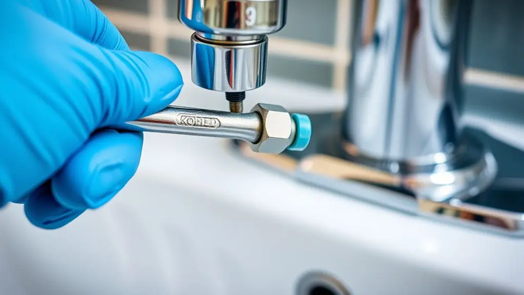 tighten kohler faucet handle