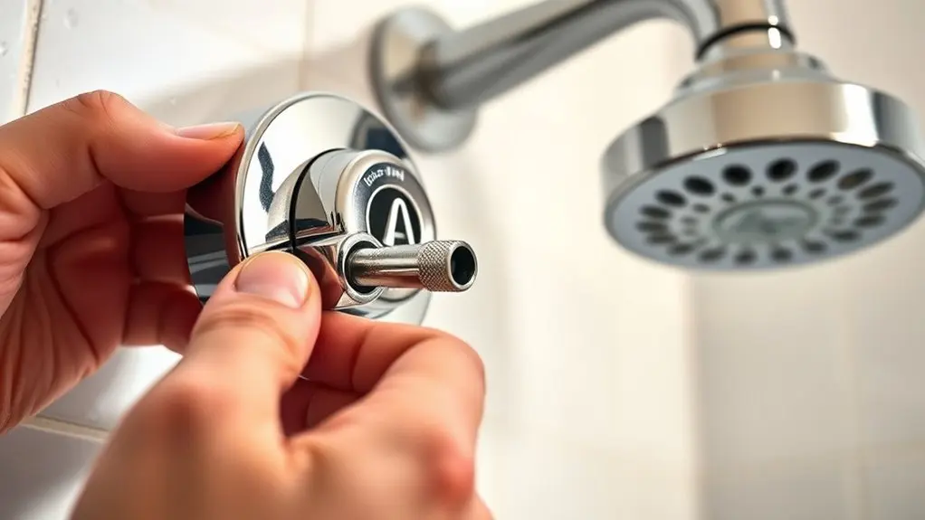 tighten kohler shower handle