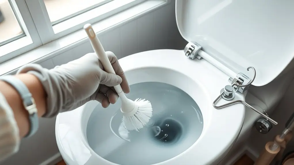 toilet unclogging alternative methods