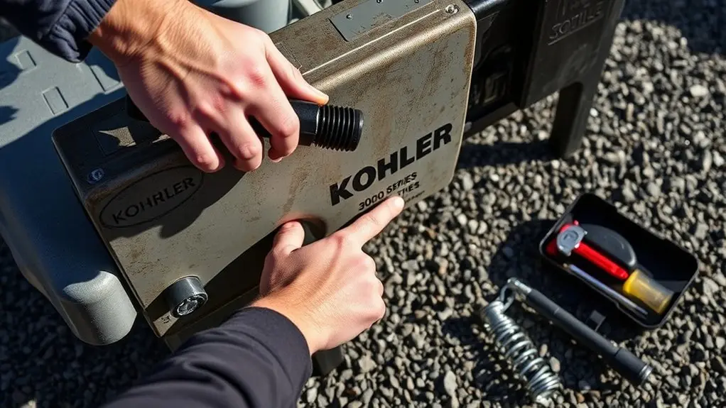 troubleshooting kohler pull starter