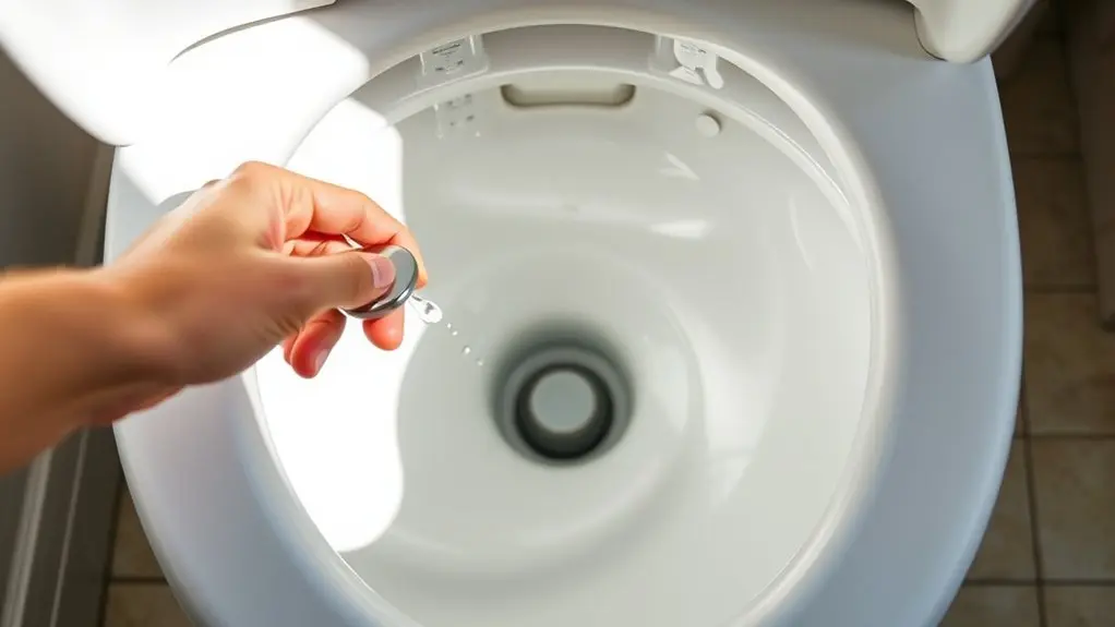 turn drain dry disconnect