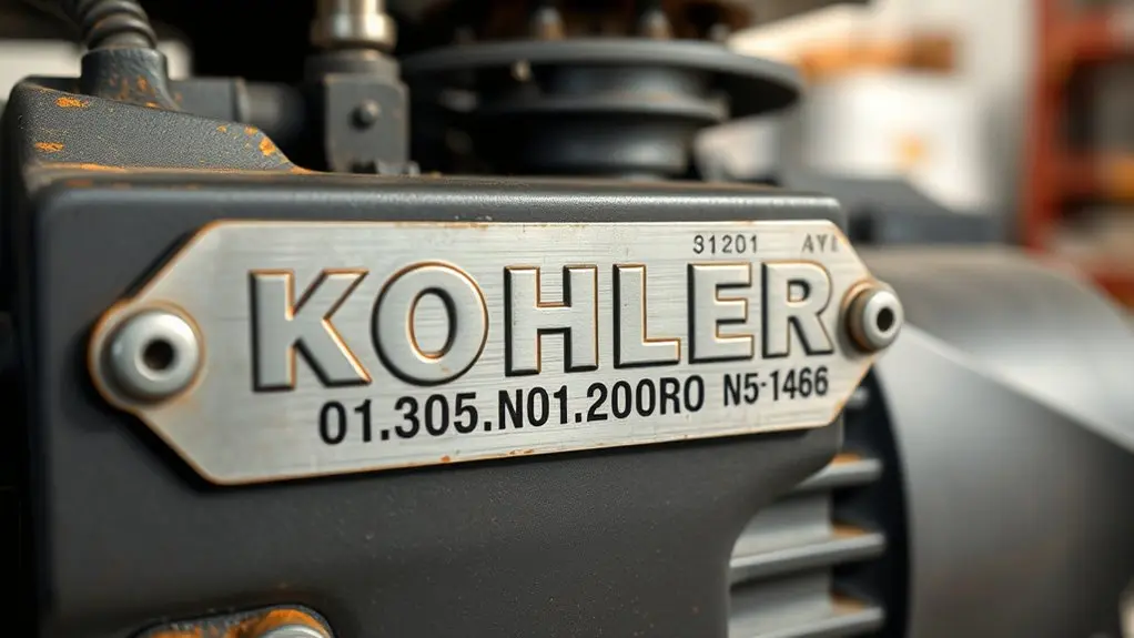 verify kohler generator origin